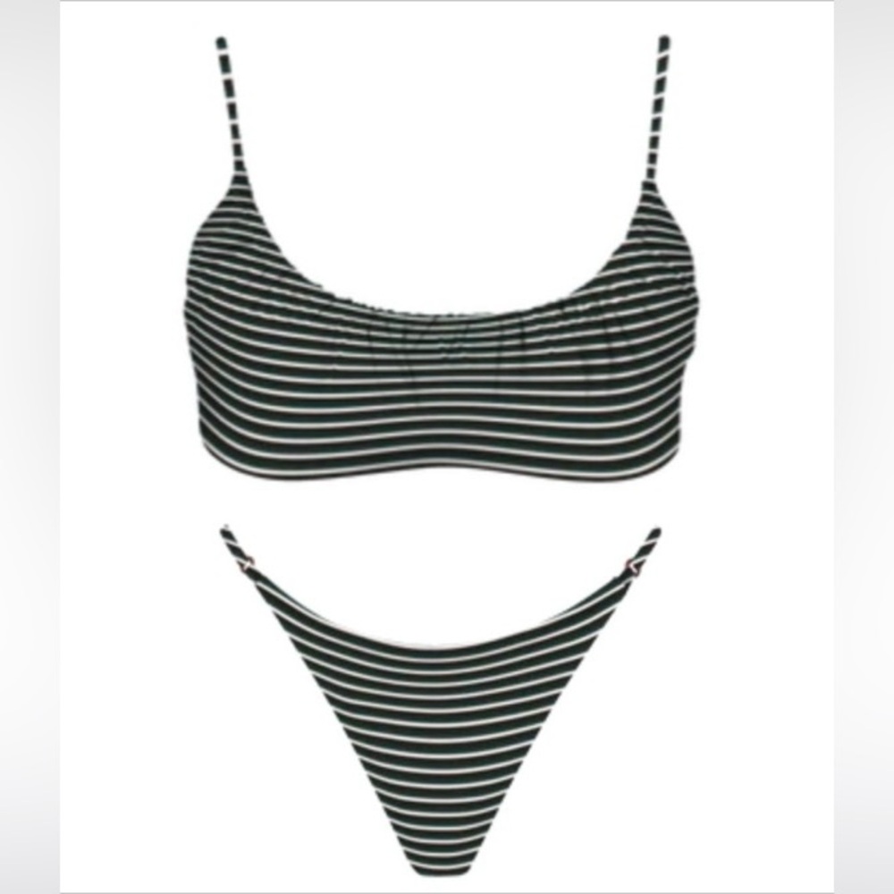 ACACIA Set - Calyx Bikini Top & Ralphy Cheeky Bottoms in Riggs - S/M